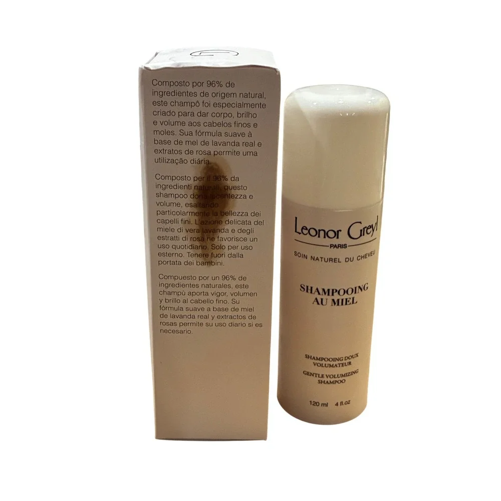Leonor‎ Greyl Paris Shampooing Au Miel Gentle Volumizing Shampoo 4oz 120ml NIB